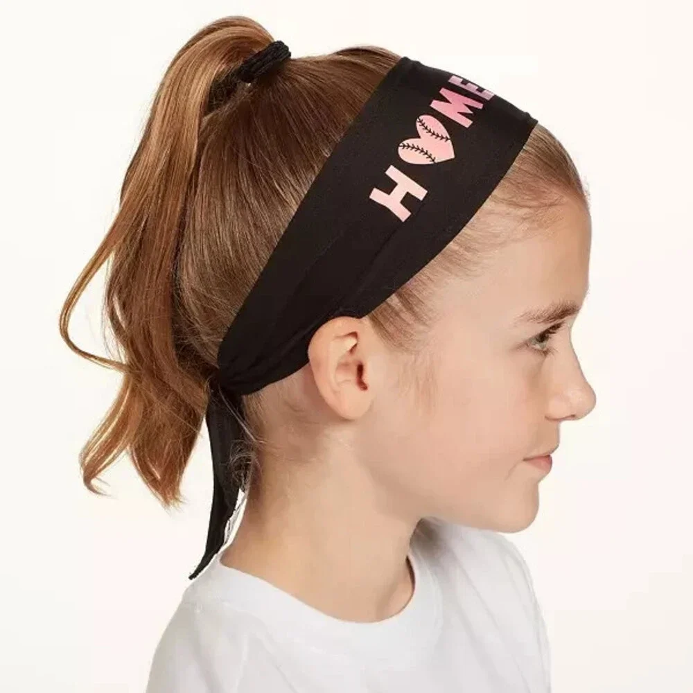 DICK'S Sporting Goods GBA105 Softball Tie Headband Unisex One Size Black UPS242